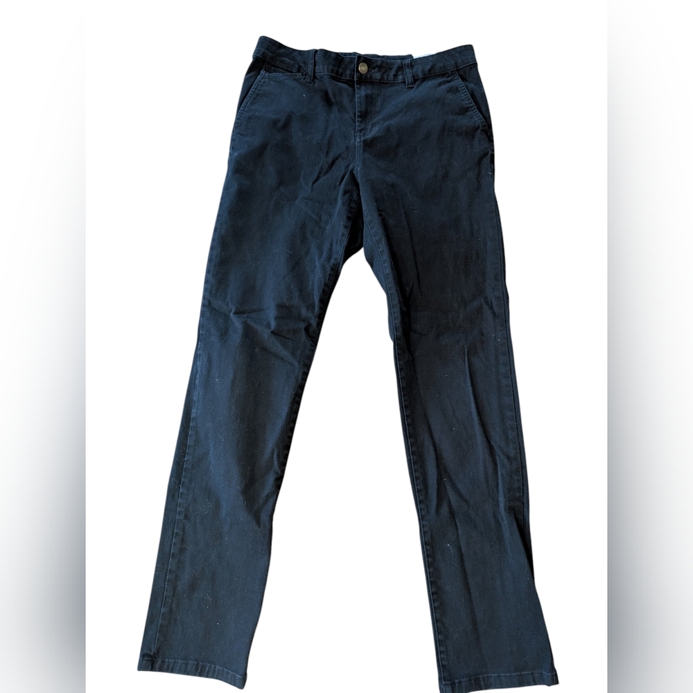 2/22 $ Navy Straight-Leg Pants Ripzone